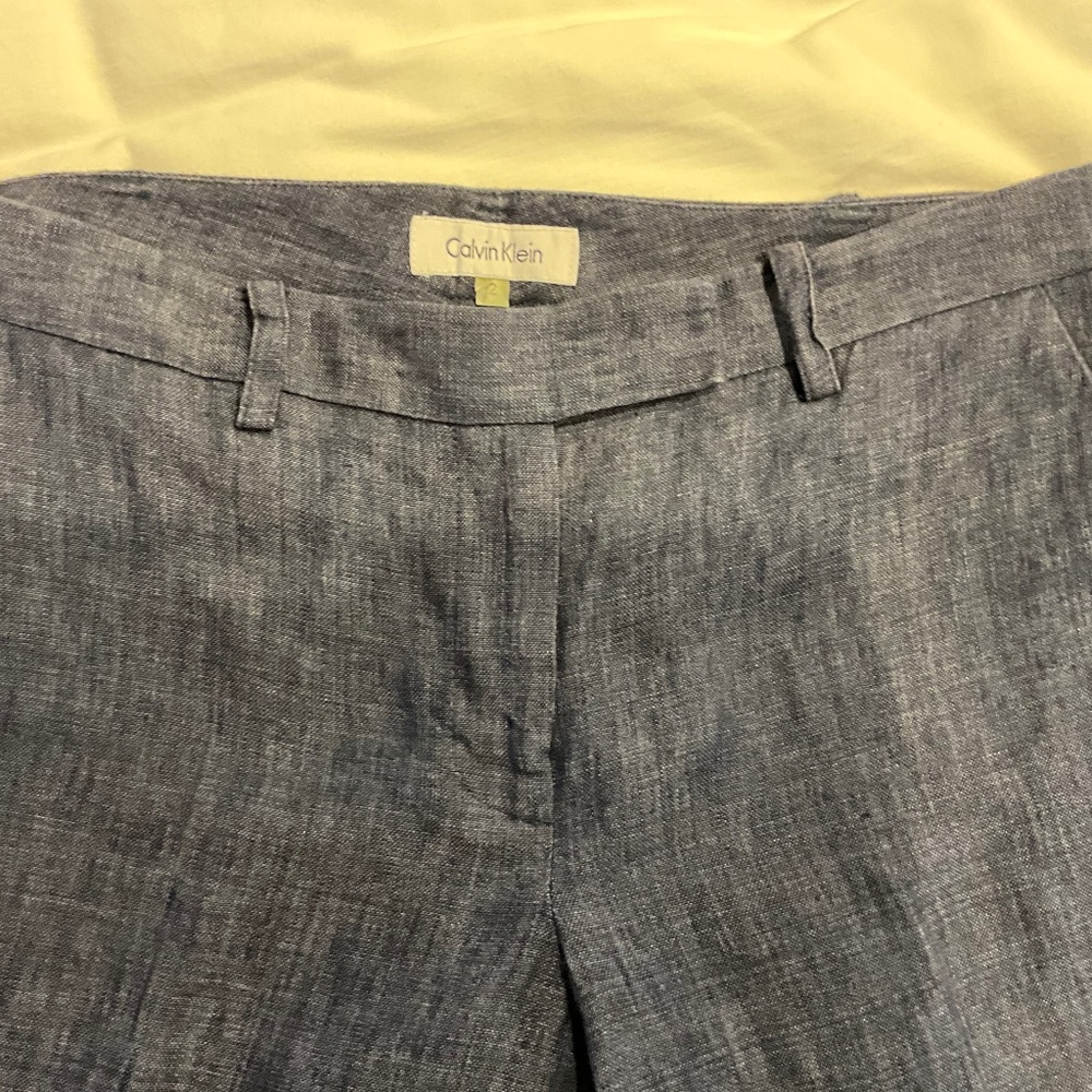 CALVIN KLEIN LINEN PANTS